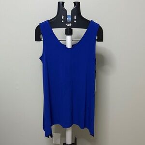 ALISHA D TRAVELWEAR Blue Sleeveless Women's Top